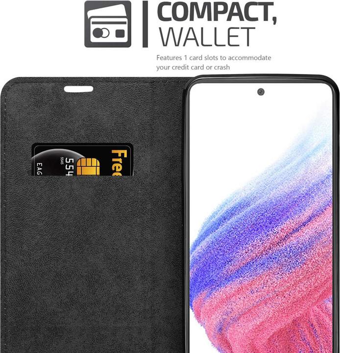 Actual product image Cadorabo Case for Samsung Galaxy A53 5G in Book Invis. Magnet Style (Samsung Galaxy A53 5G)