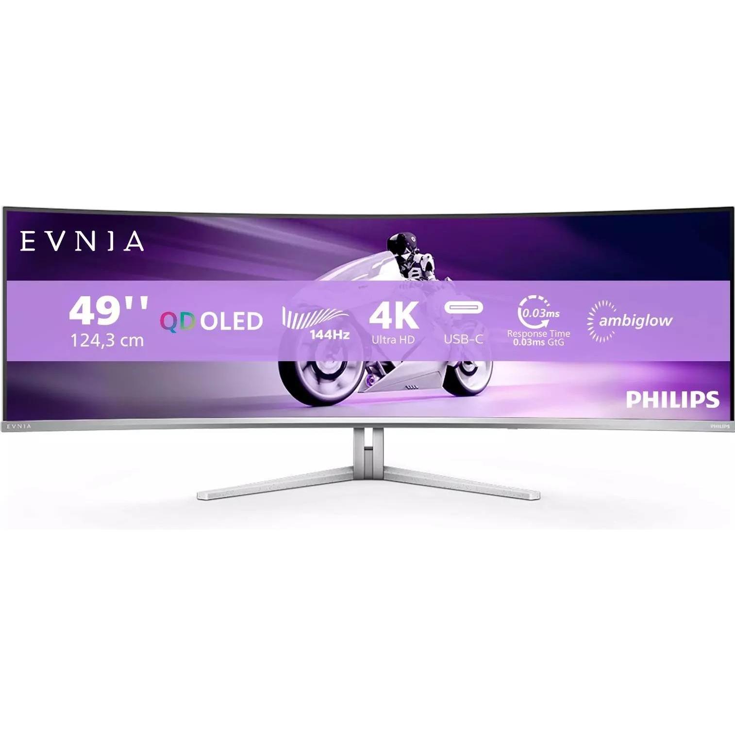 Philips 49M2C8900L/00 (5120 x 1440 Pixel, 48.90"), Monitor, Weiss