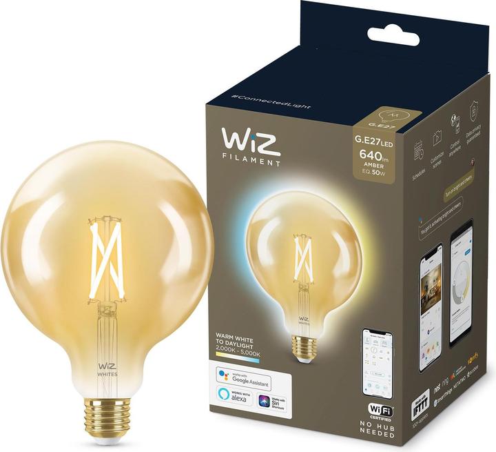 Productafbeelding WiZ Vintage gloeidraad (E27, 6.70 W, 640 lm, 1 x, E)