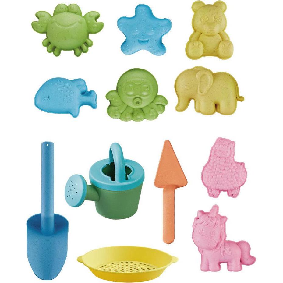Bio-Kunststoff-Sandset Tiere