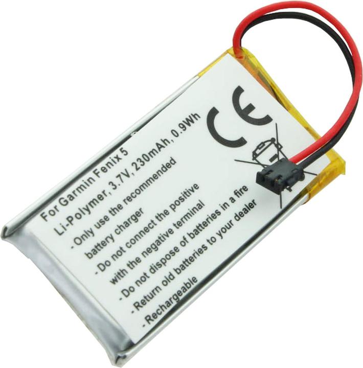 Actual product image Garmin Battery Fenix 5, Li-Polymer, 361-00097-00, 361-00098-00