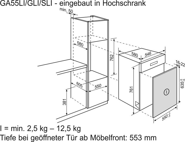 Immagine prodotto Electrolux GA55LIWE