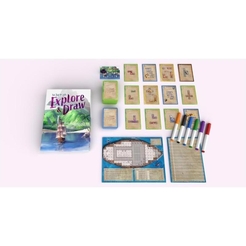 Thumbnail - Skellig Games SKED0010 - Explore & Draw - Die Insel der Katzen, ab 8 Jahren (DE-Ausgabe) (Deutsch)