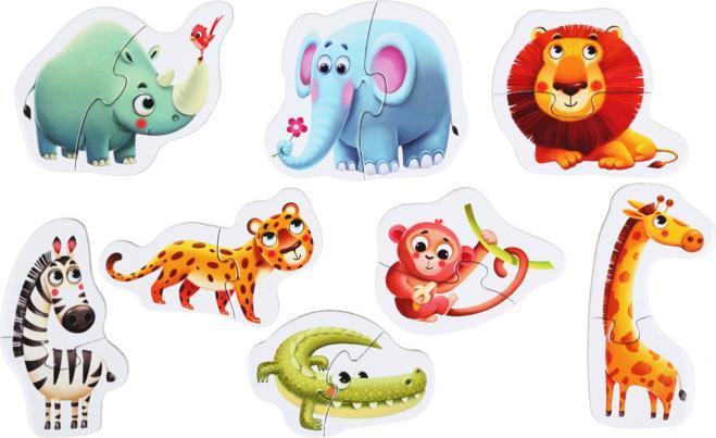 Actual product image Puzzlika puzzle "African animals (2 pieces)