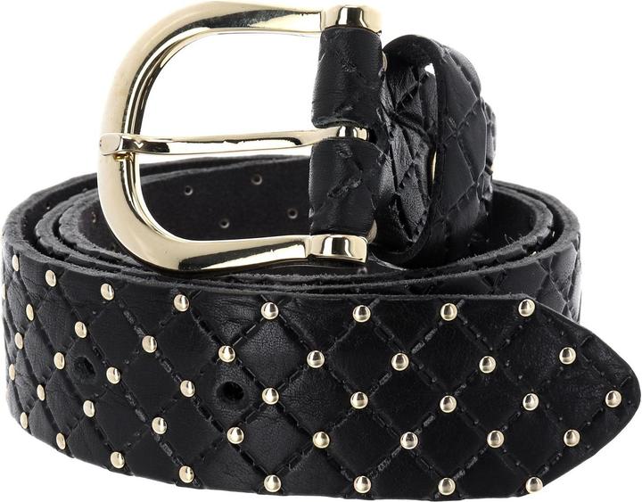 Produktbild B.Belt Lina Gold Nietengürtel Leder (100)