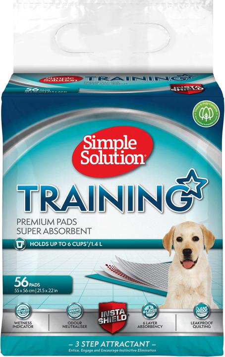 Produktbild Simple Solution EINFACHE WELPEN-TRAININGSPADS - UNTERLAGEN 56tlg. 55x56cm (Hund)