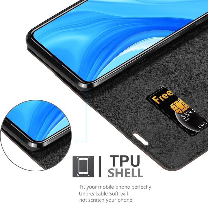 Actual product image Cadorabo Book Invisible Magnet Cover (Huawei P Smart Pro)