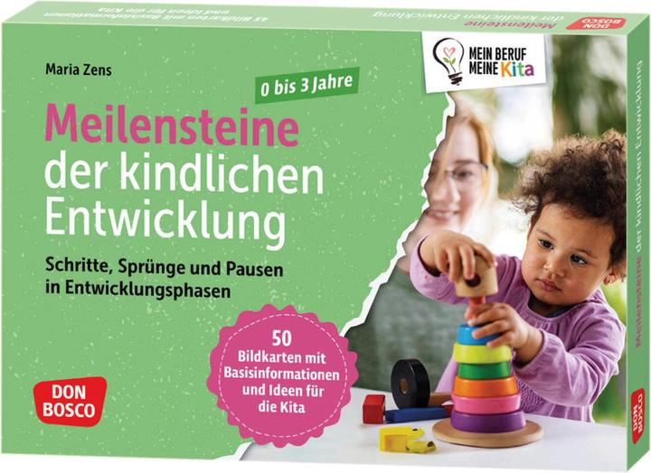 Immagine prodotto Meilensteine der kindlichen Entwicklung. Schritte, Sprünge und Pausen in Entwicklungsphasen von 0- b (Tedesco, Maria Zens, 2024)