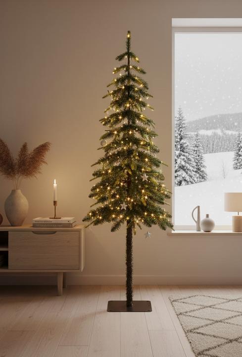 Actual product image Black Box Trees 155 cm Christmas tree with lights (155 cm)