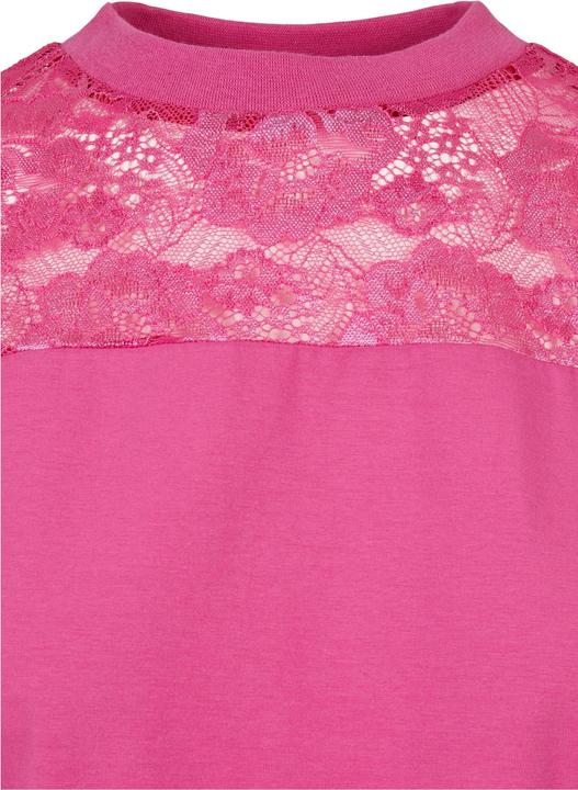 Actual product image Urban Classics Ladies Short Oversized Lace Tee - 12492 (XL)