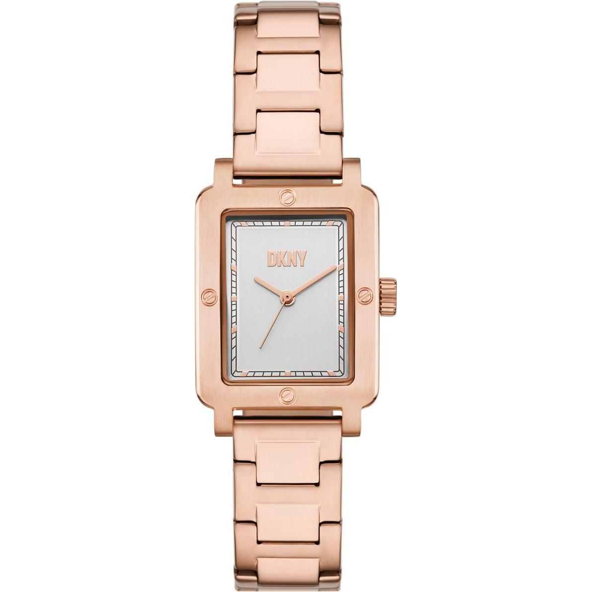 DKNY, Armbanduhr, City Rivet, Rosa, (Analoguhr, 24 mm)