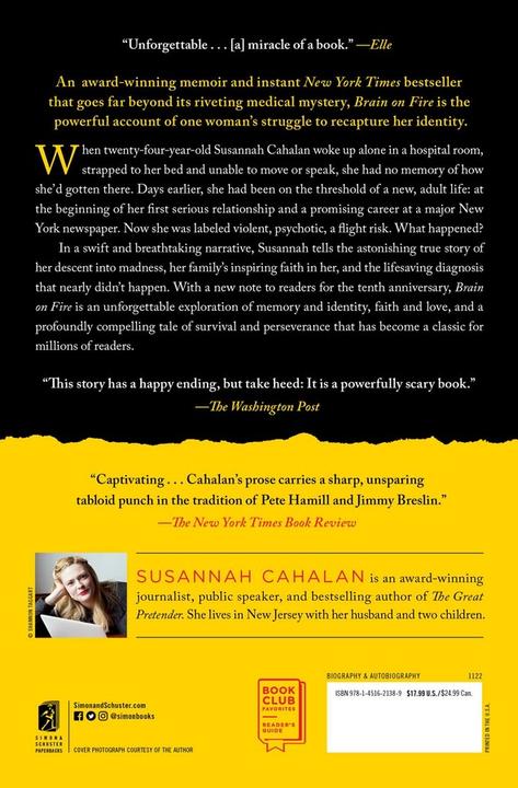Produktbild Brain on Fire (Englisch, Susannah Cahalan, 2013)