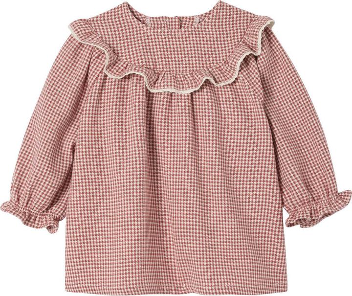 Actual product image Vertbaudet Baby Flanellkleid mit Vichykaro (74)