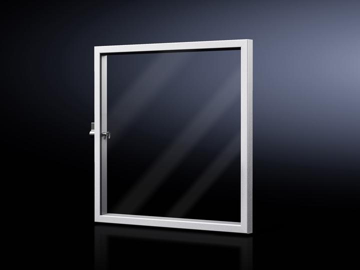 Actual product image Rittal AX 2761.010 Viewing window (L x W x H) 597 x 62 x 597 mm Acrylic glass Transparent 1 pc.