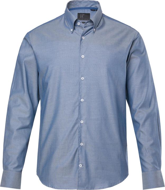 Actual product image JP1880 shirt, long-sleeved, all-over print, button-down collar, modern fit, up to 8 XL (XL)