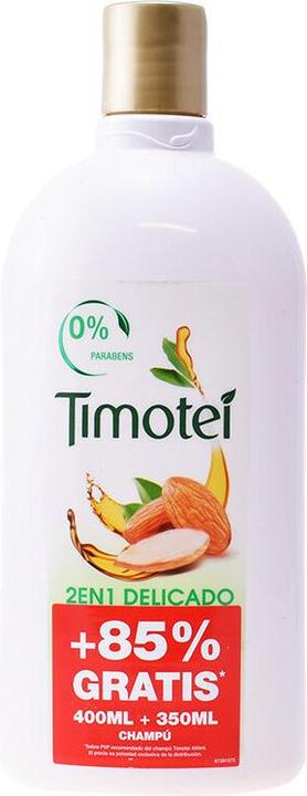 Immagine prodotto Timotei ACEITE ALMENDRAS DULCES champú 2en1 delicado 750 ml (750 ml, Shampoo liquido)