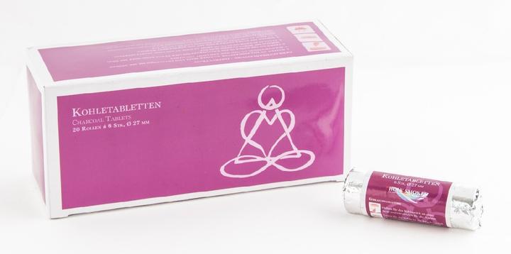 Actual product image Berk Esoterik Charcoal tablets 2.7 cm (4 x)