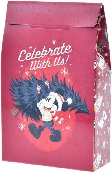 Image du produit Disney Mickey & Minnie Sac cadeau type boîte (XS) Noël