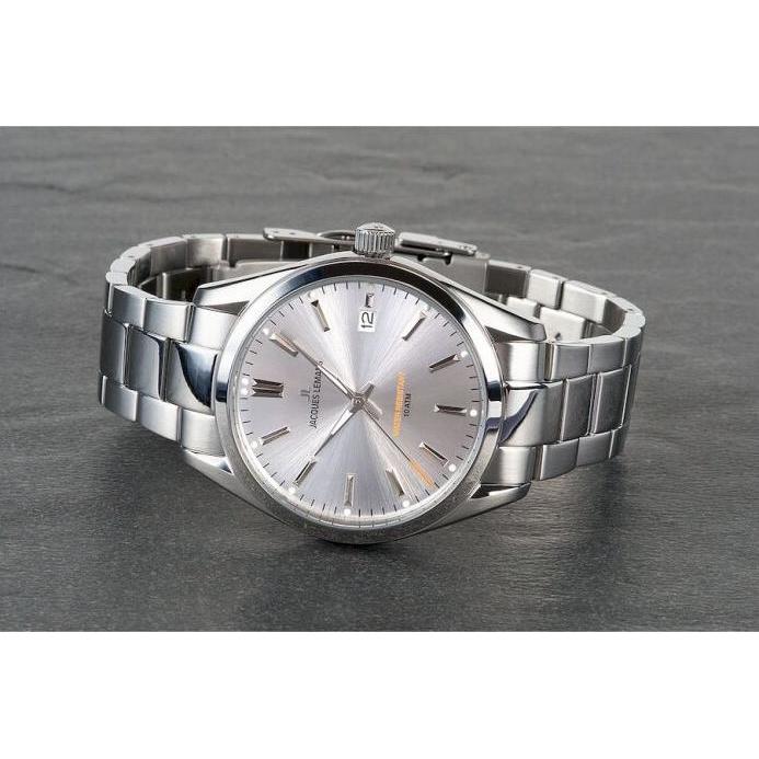 Thumbnail - Jacques Lemans, Armbanduhr, Herrenuhr Classic, Silber, (Analoguhr, 40 mm)