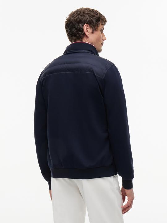 Produktbild Tommy Hilfiger Felpa con Zip e Collo a Mezza Zip in Tessuto Misto (L)