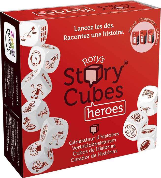 Produktbild Asmodée Würfelspiel Rory's Story Cubes Heroes (Deutsch, Französisch, Italienisch)