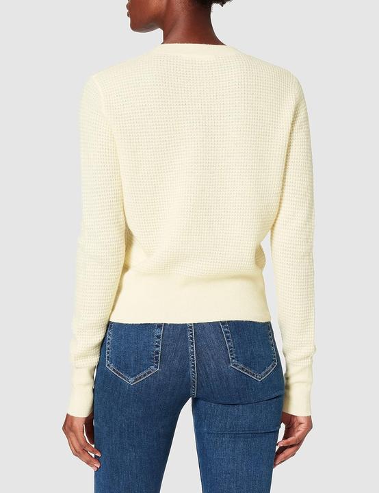 Produktbild BOSS Damen Pullover, Regular Fit, Kurze Länge, Runder Halsausschnitt, Lange Ärmel (L)