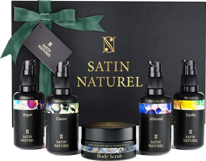 Image du produit SatinNaturel Satin Naturel BIO Natural Body Coffret cadeau femme, 5X30 ml KPG (Set soin du corps)