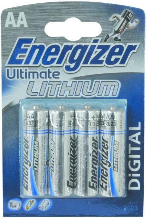 Produktbild Dehn 766611 Batterie Mignon 1,5V L91 FR6 Lithium Blister=4