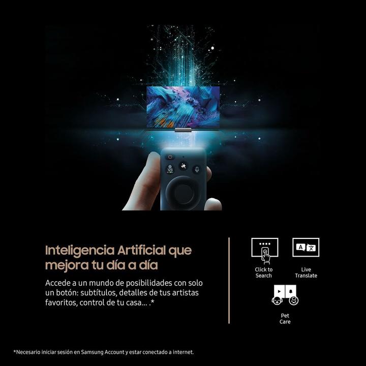 Image du produit Samsung TV AI Neo QLED 75" QN80F 2025, 4K Mini LED (75", QN80F, 4K, 2025)