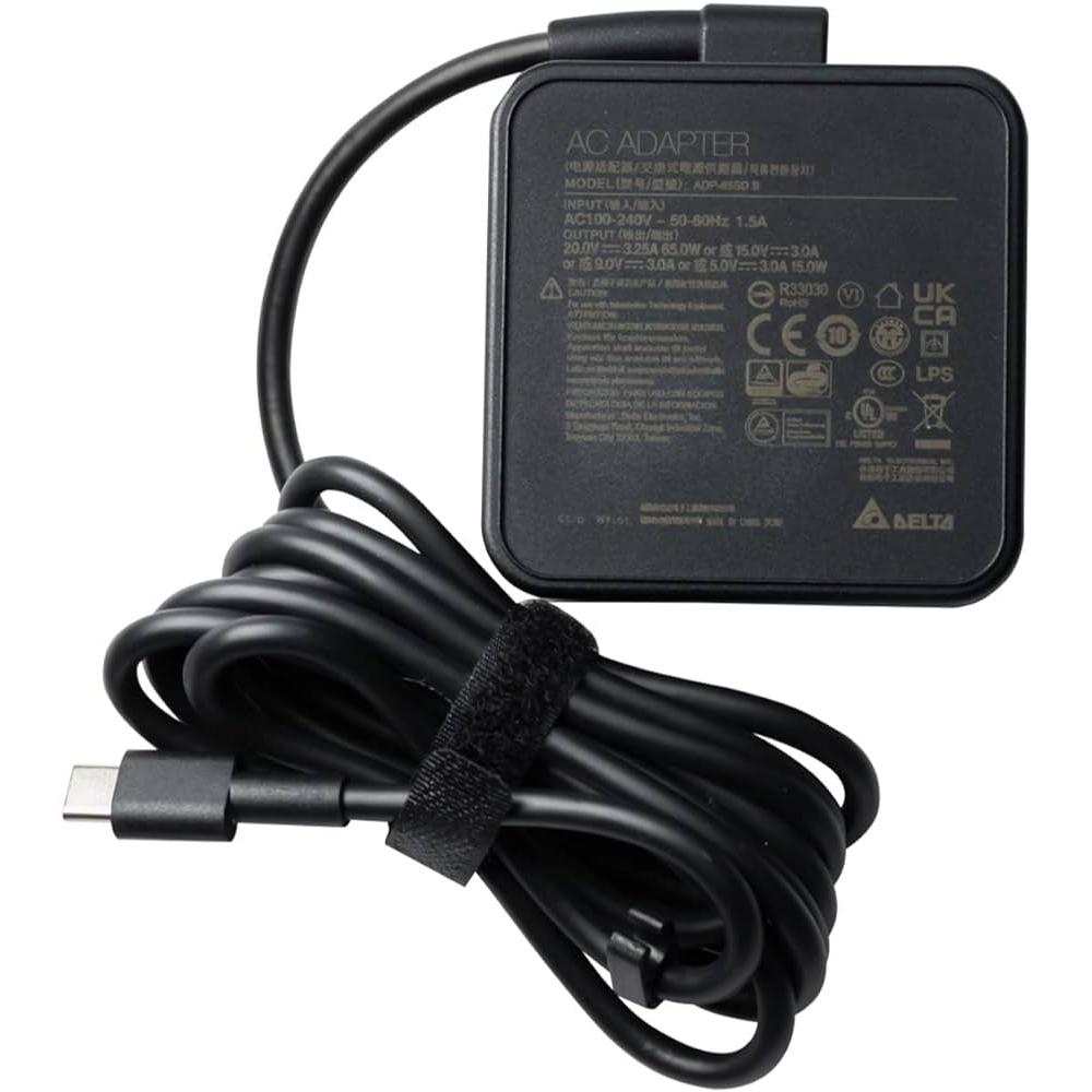 Dell AC Adapter 65W 19.5V 3Pin Type C C5 Power Cord not (65 W), Notebook Netzteil