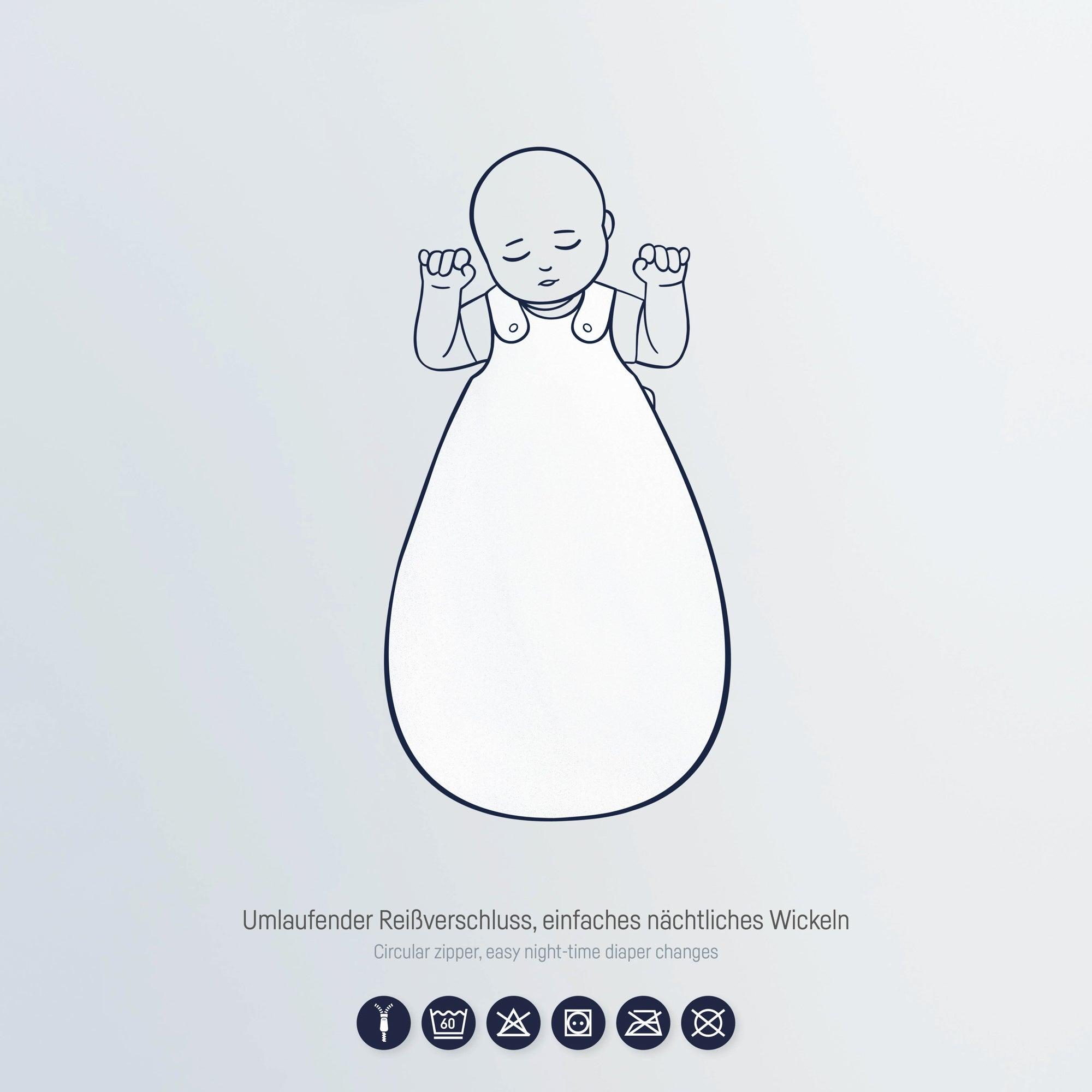 Julius Zöllner, Babyschlafsack, Babyschlafsack Sky - Little Otti (68 cm)