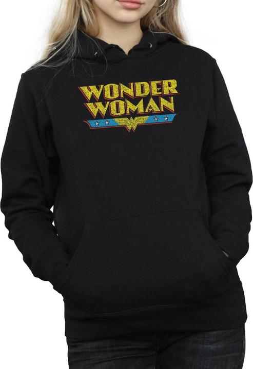 Produktbild Wonder Woman Crackle Logo Kapuzenpullover (XL)