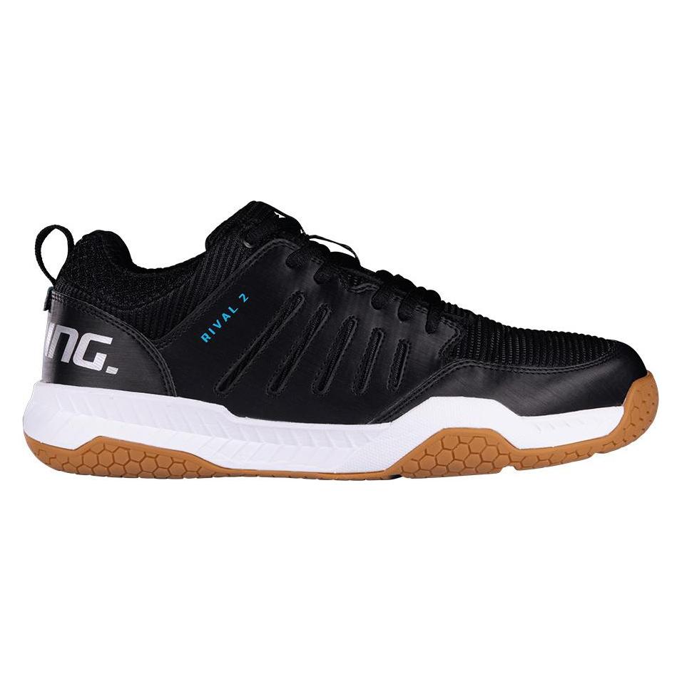Salming, Unisex, Hallenschuhe, Rival 2 Sr (47 1/3), Schwarz