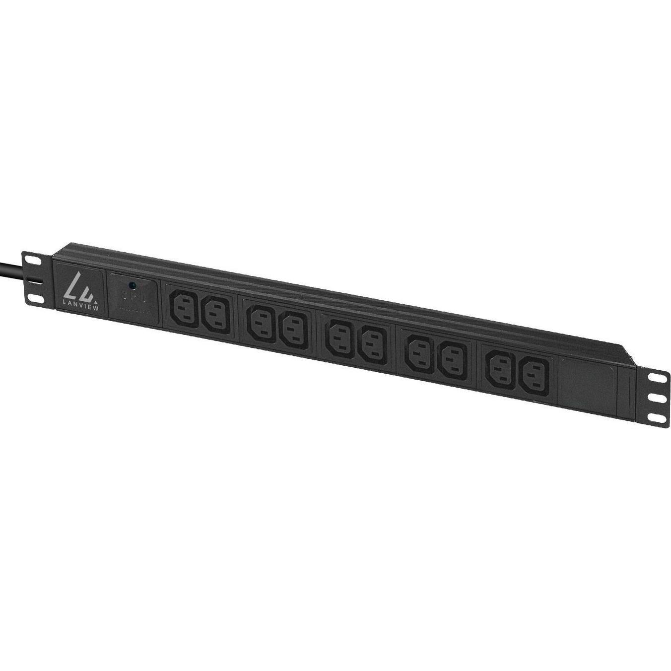 Thumbnail - Lanview 19" 10-way c13 outlets with, USV Zubehör