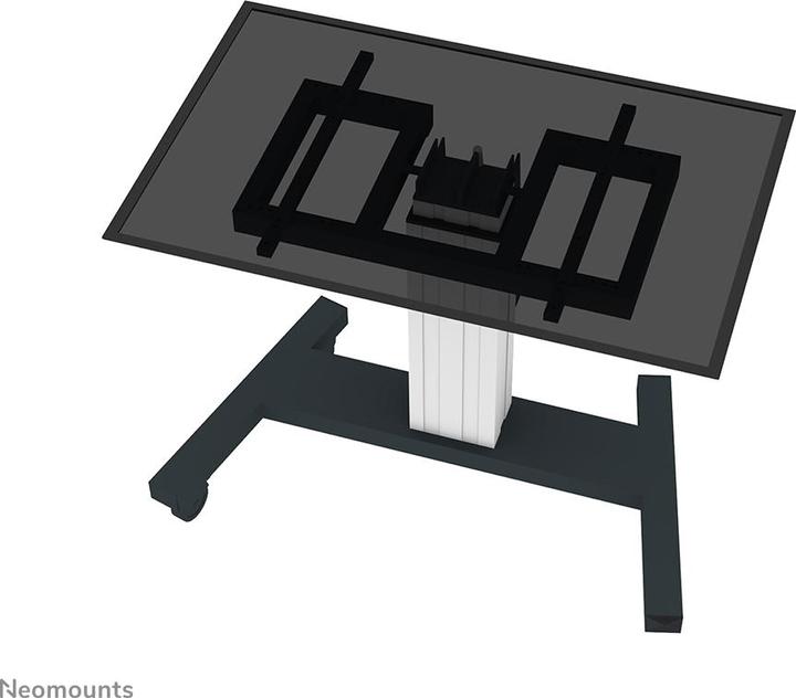 Actual product image Neomounts PLASMA-M2550TSILVER is a mobile floor stand for flat screen TVs up to. (31", 150 kg)
