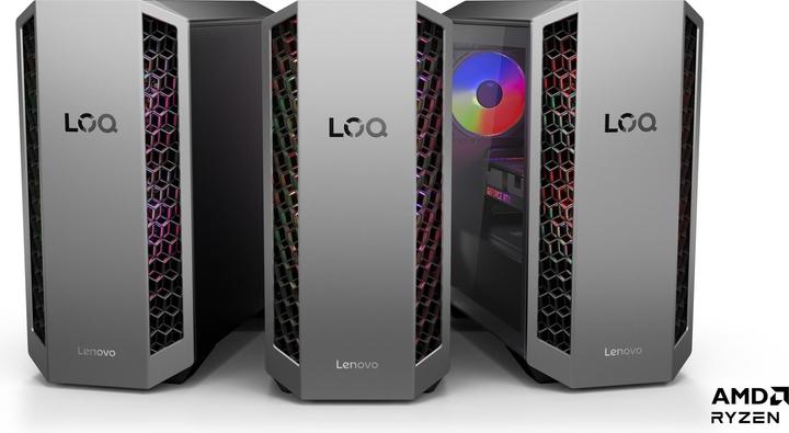 Actual product image Lenovo LOQ Tower 26ADR10 (512 GB, 16 GB, AMD Ryzen 7 8745HX, GeForce RTX 5050)