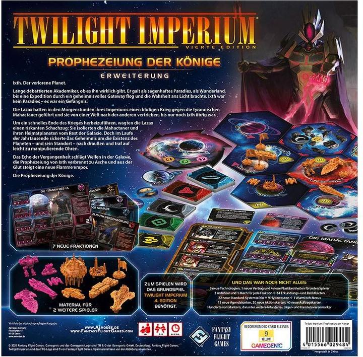 Produktbild FFG Twilight Imperium: Prophezeiung der Könige (Deutsch)