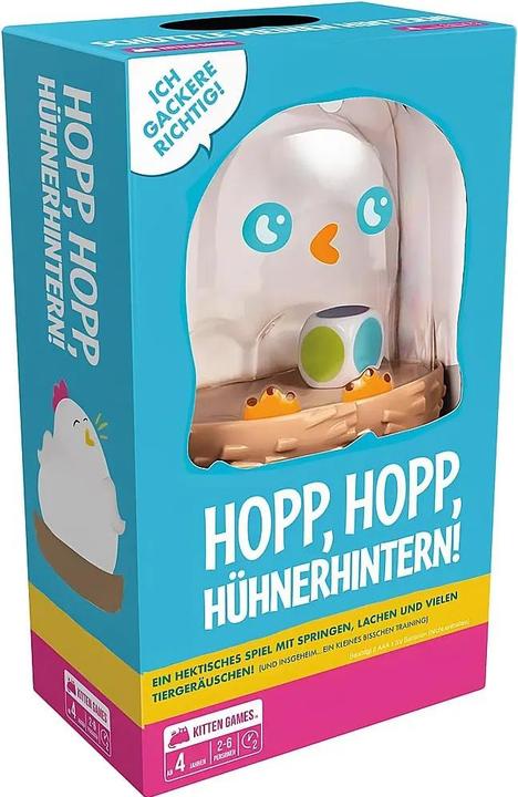 Actual product image Asmodée Asmodee Hopp, hopp, Hühnerhintern! (German, 2 - 6 Players)