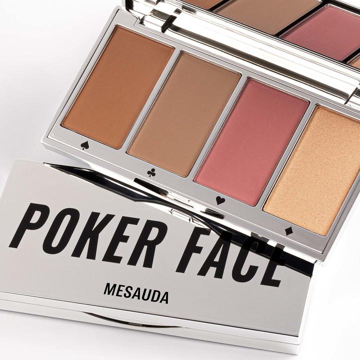Actual product image Mesauda Face - Poker Face Multipurpose Face Palette Dark 04 (Dark)
