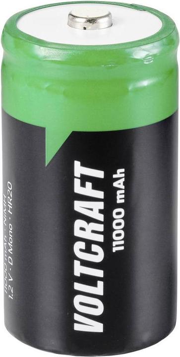 Actual product image Voltcraft HR20 Mono D battery NiMH 11000 mAh 1.2 V 2 pcs. (2 pcs., D, 11000 mAh)