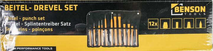 Actual product image Benson Chisel - punch set 12 pieces jumbo