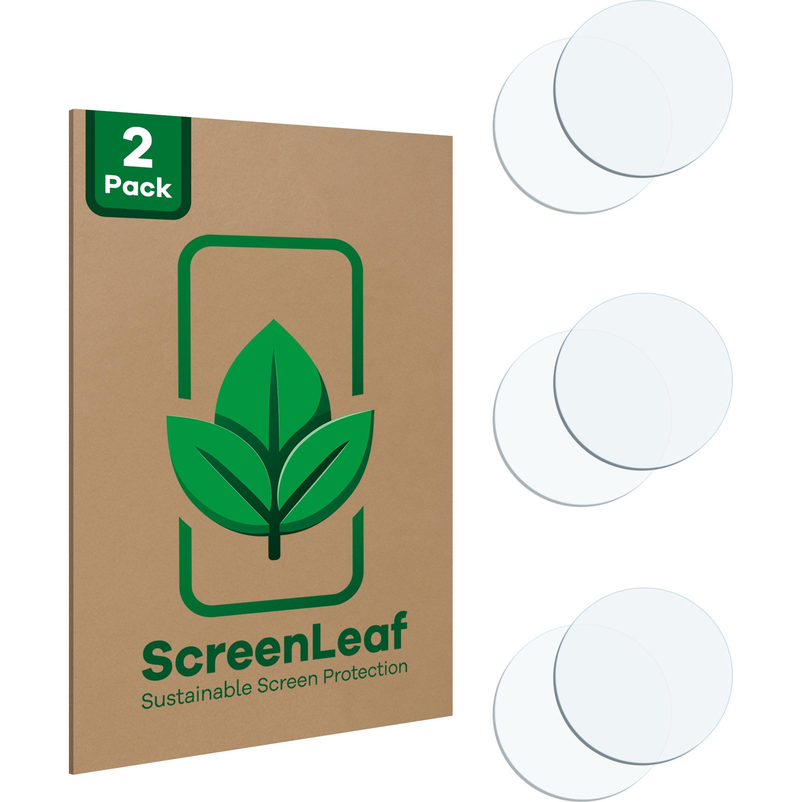 ScreenLeaf Schutzfolie nachhaltiger Displayschutz Displayschutzfolie Folie Klar Transparent (2 Stück, Samsung Galaxy Z),...