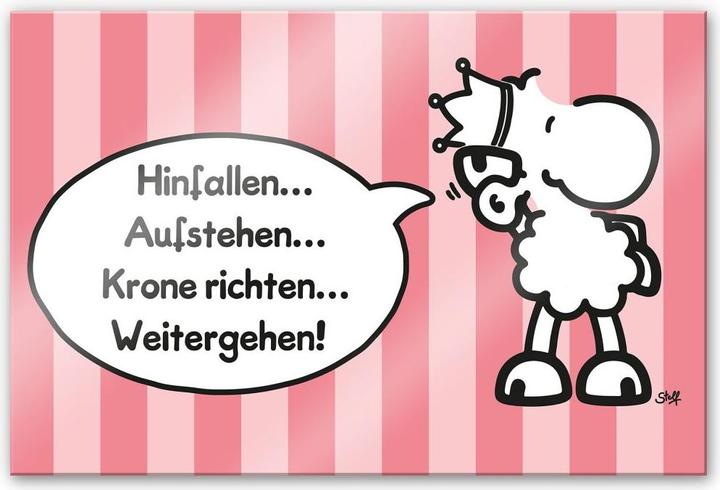 Image du produit Sheepworld Redresser la couronne des héros des mots (70 x 100 cm)