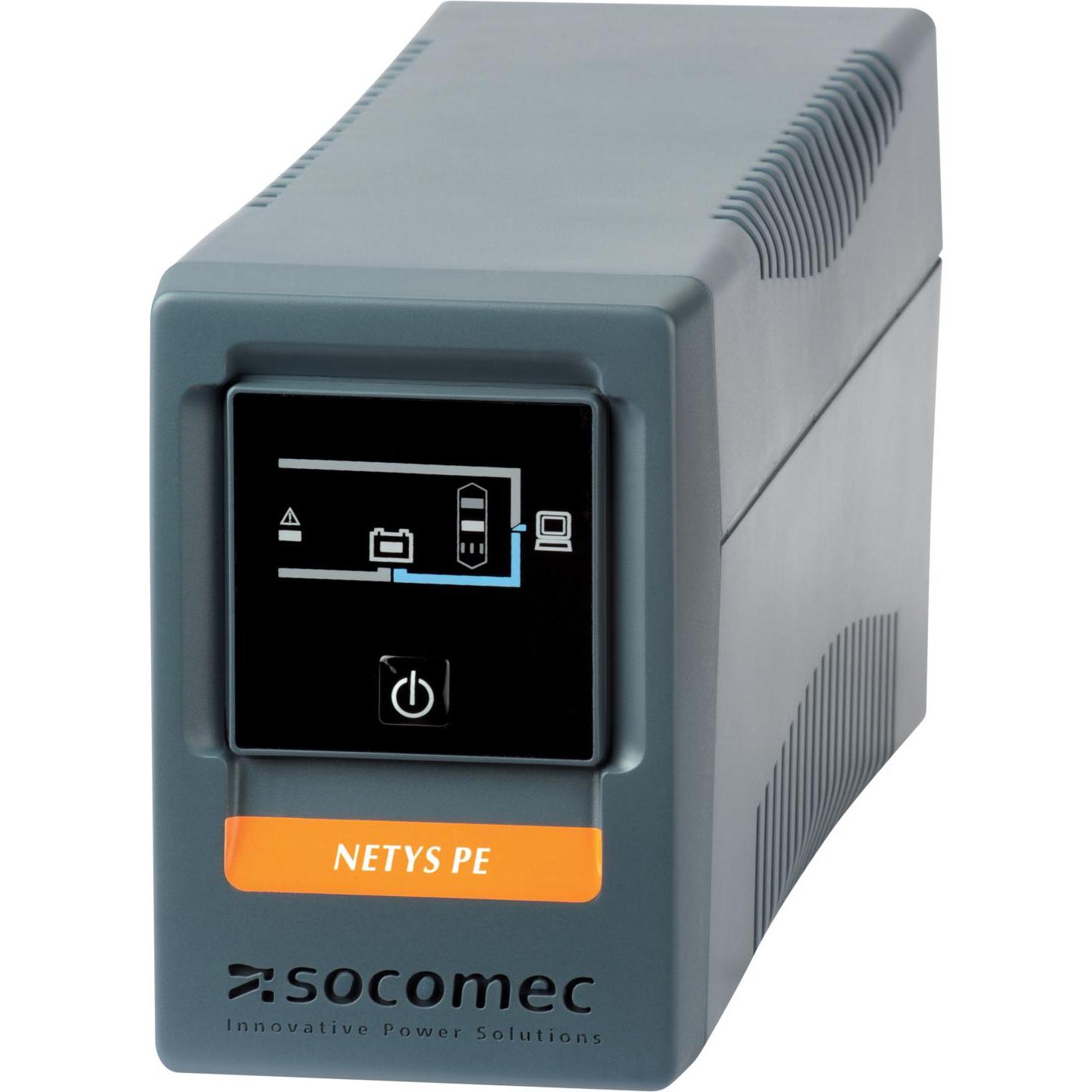 Socomec NETYS PE NPE-0650 uninterruptible power supply (UPS) Line-Interactive 0.65 kVA 4 AC (0.65 VA, 360 W, Line-Intera...