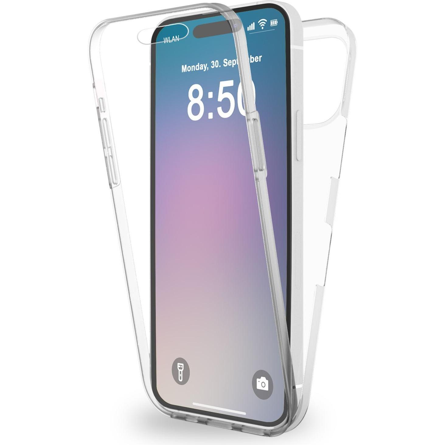 Nalia Klare 360 Grad Hülle (Apple iPhone 16 Pro Max), Smartphone Hülle, Transparent