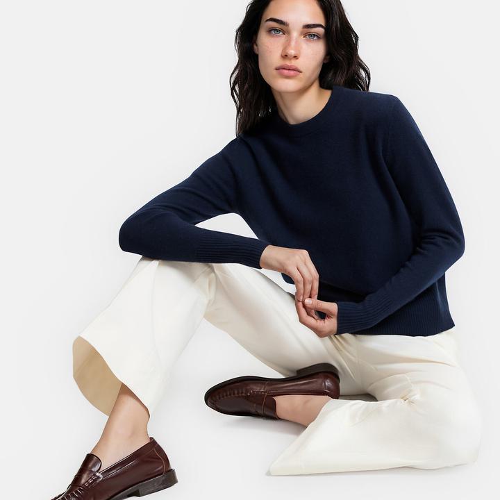 Produktbild La Redoute Collections Pullover runder Ausschnitt Feinstrick in Kaschmir (L)
