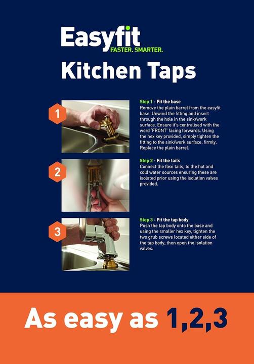 Image du produit Bristan Robinet de lavabo à levier unique avec technologie Easyfit et finition chromée brillante