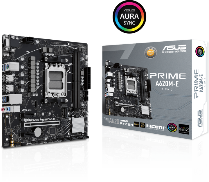 Produktbild ASUS PRIME A620M-E-CSM (AM5, AMD A620, mATX)