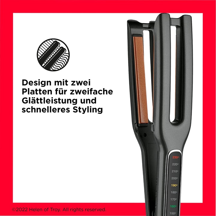 Immagine prodotto Revlon Piastra per capelli doppia RVST2204E (Piastra per capelli)