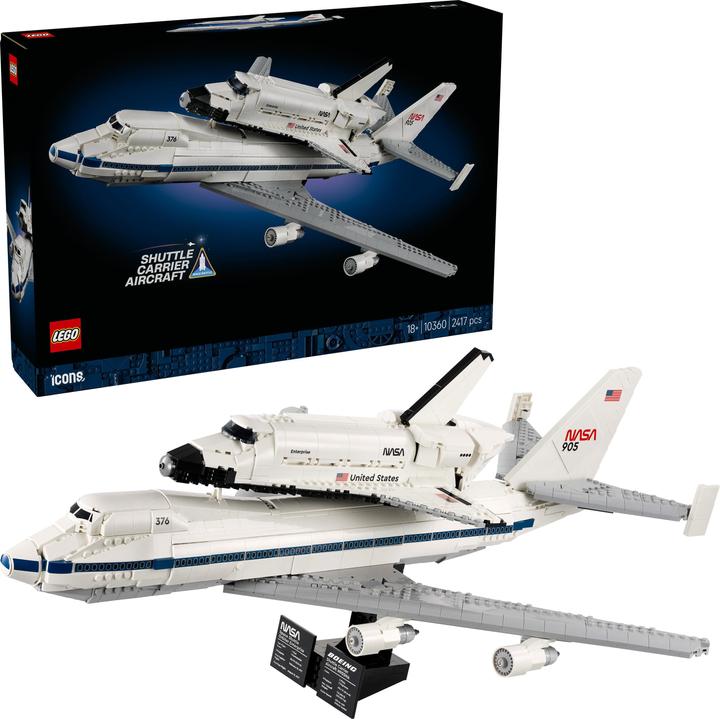 Immagine prodotto LEGO Jumbo per il trasporto dello Space Shuttle (10360, LEGO Icons)